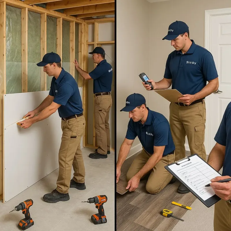 Repairs and Reconstruction process in Moyock, NC