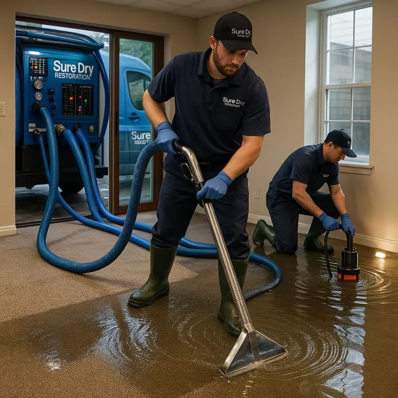 Water Extraction and Removal process in Moyock, NC